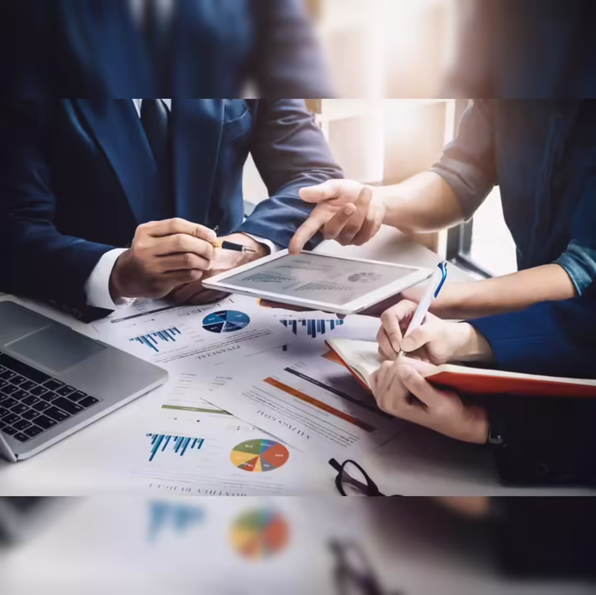 Investigator analyzing online scam communications